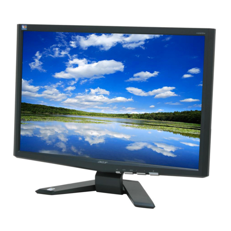 Acer X223W - 22" Widescreen LCD Monitor Installation instructions