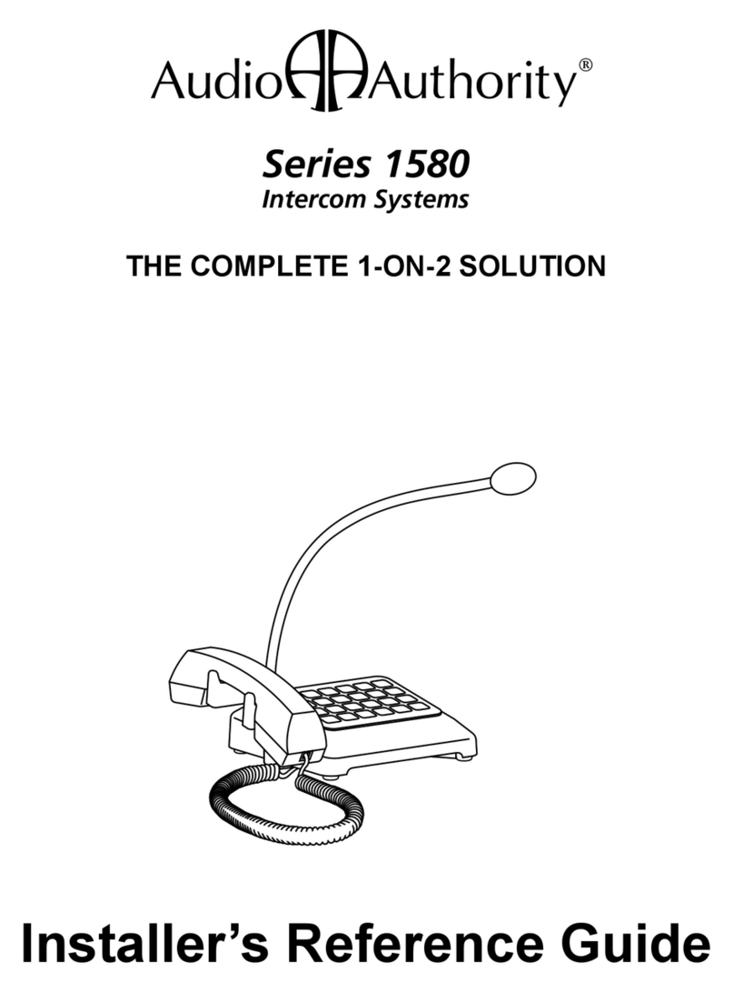 Audio Authority 1580 series How to use