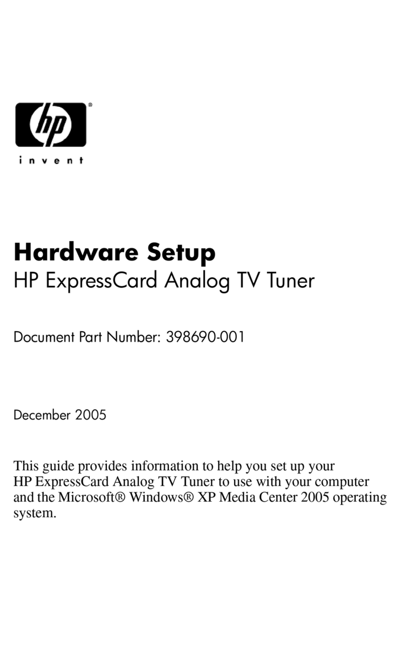 HP ExpressCard Analog Hardware setup guide