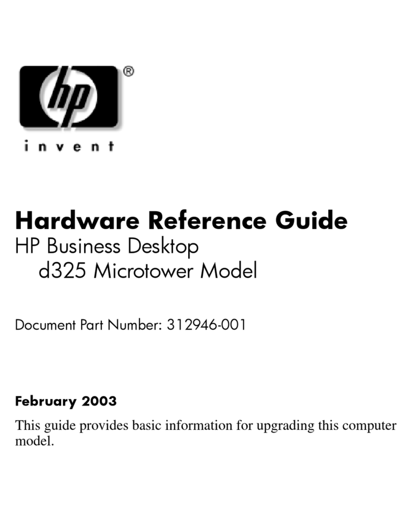 HP d325 Series Operating and maintenance manual
