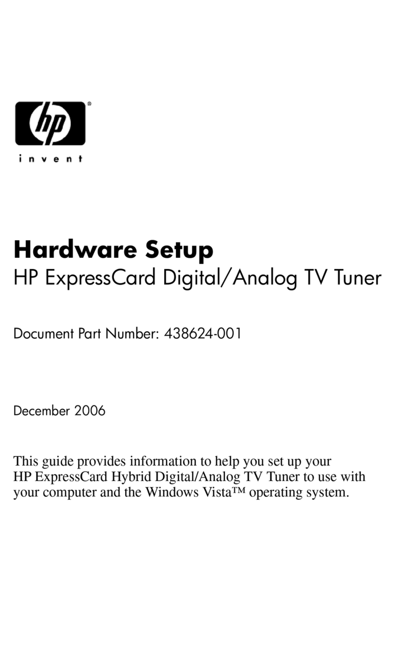 HP ExpressCard Hardware setup guide