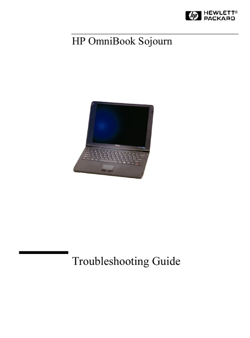 HP OmniBook Sojourn User manual HP OmniBook Sojourn User manual
