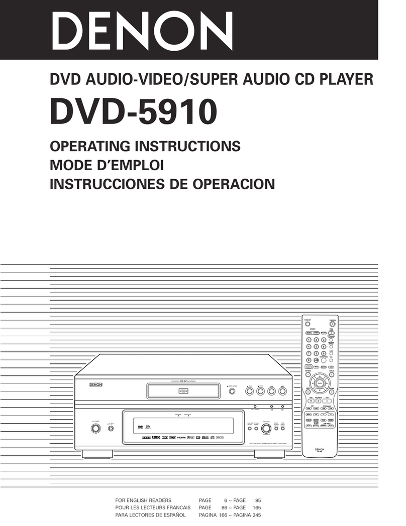 Denon DVD-5910 User manual