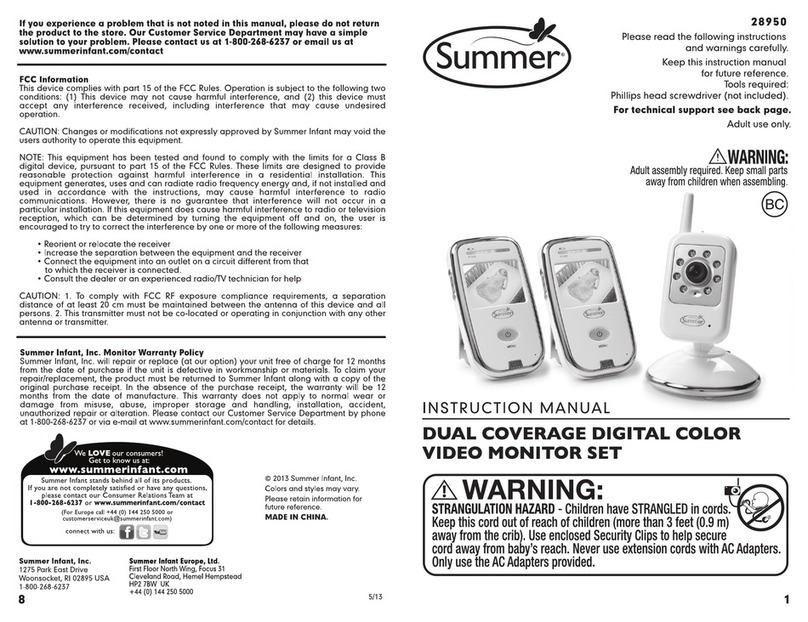 Summer 28950 User manual