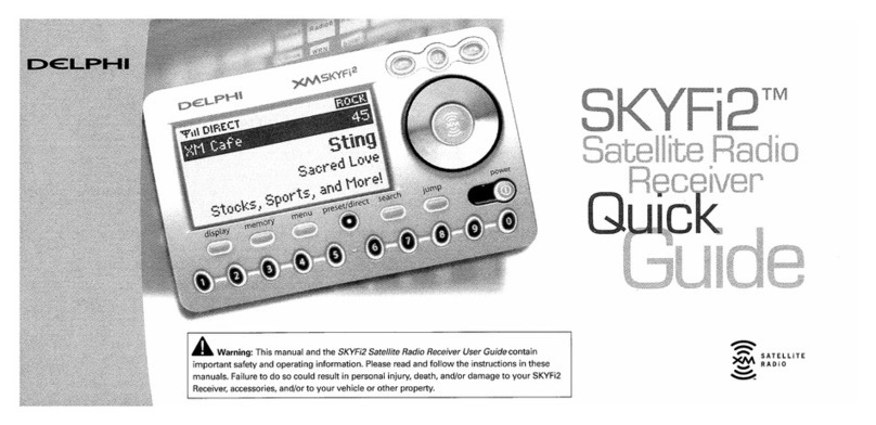 Delphi Skyfi 2 User manual