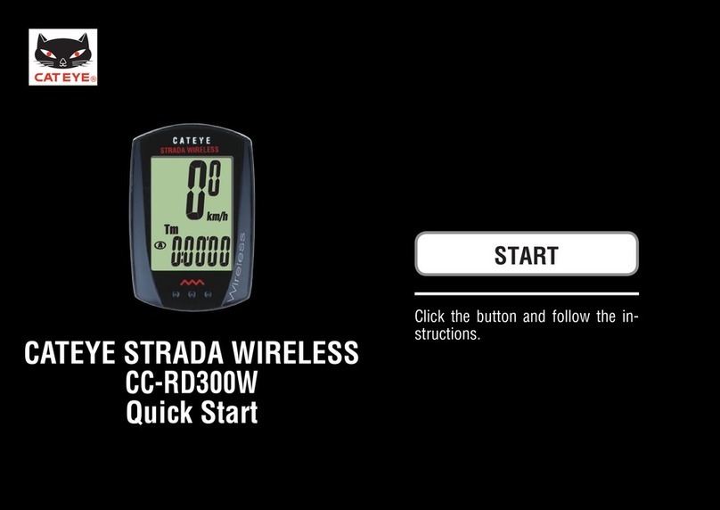 Cateye CC-RD300W User manual
