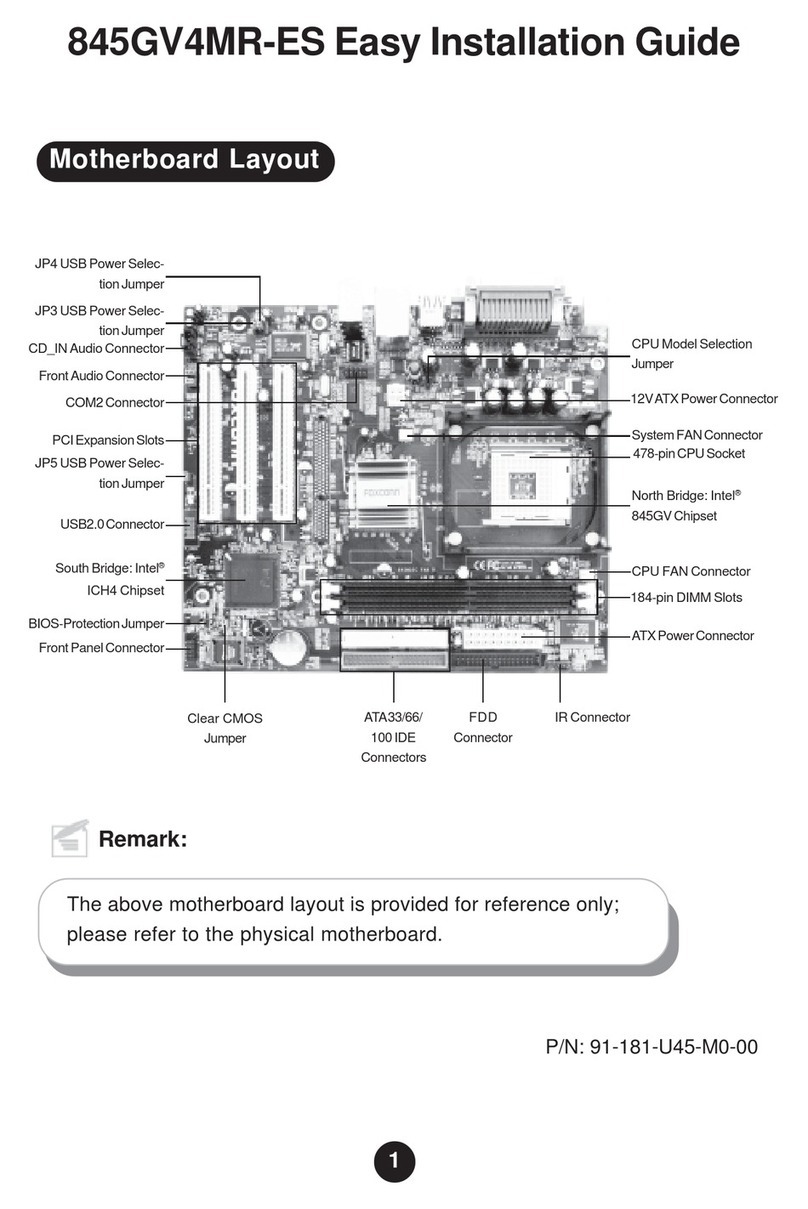 Foxconn 845GV4MR-ES Datasheet