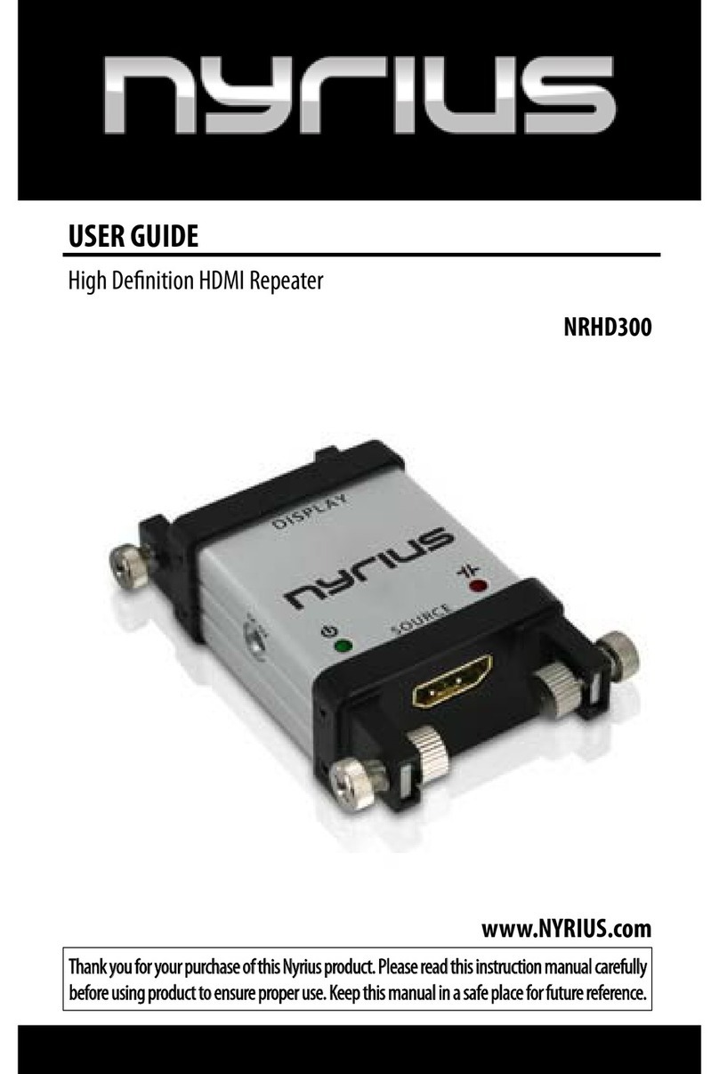 Nyrius NRHD300 User manual