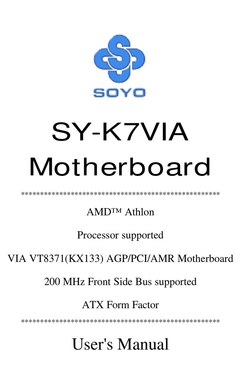 SOYO SY-K7VIA User manual