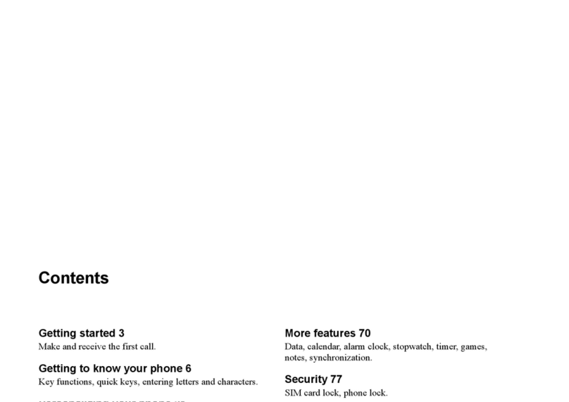 Sony Ericsson T310 User manual