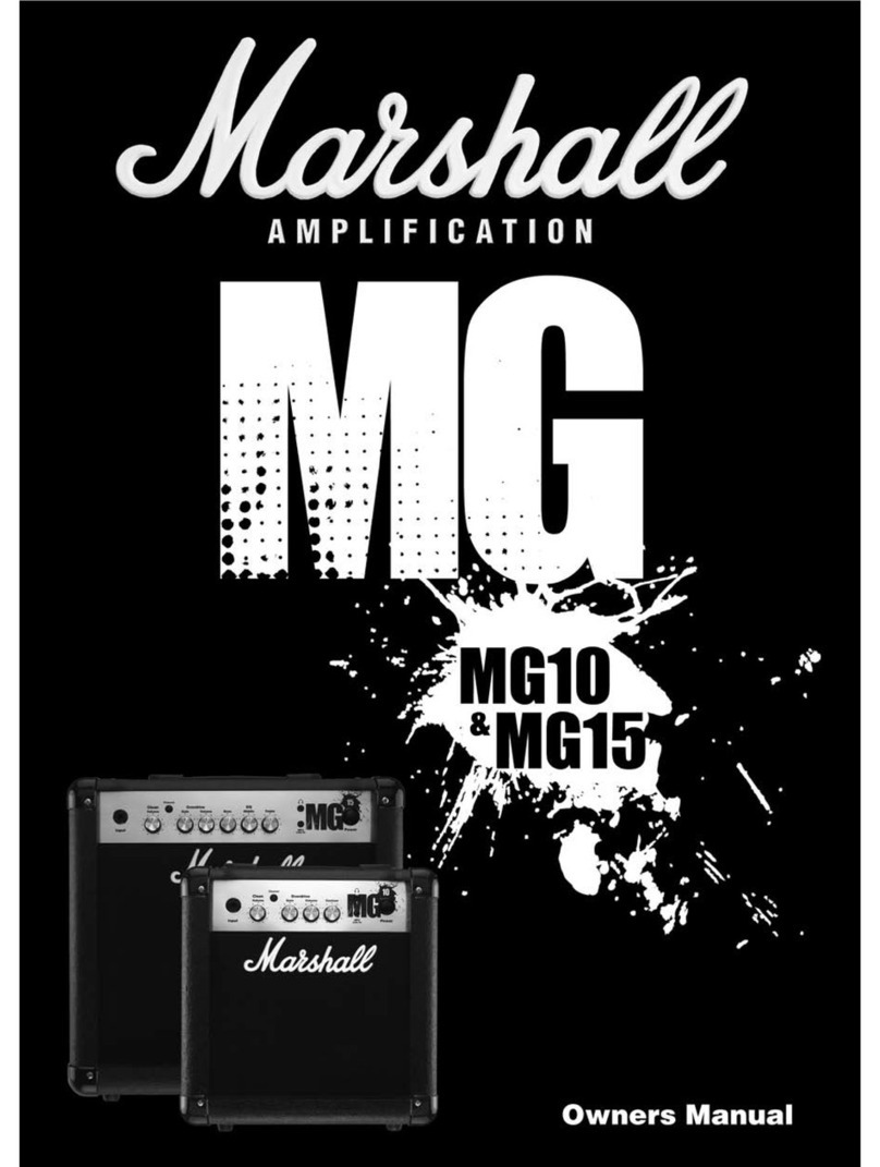 Marshall Amplification MG10 User manual