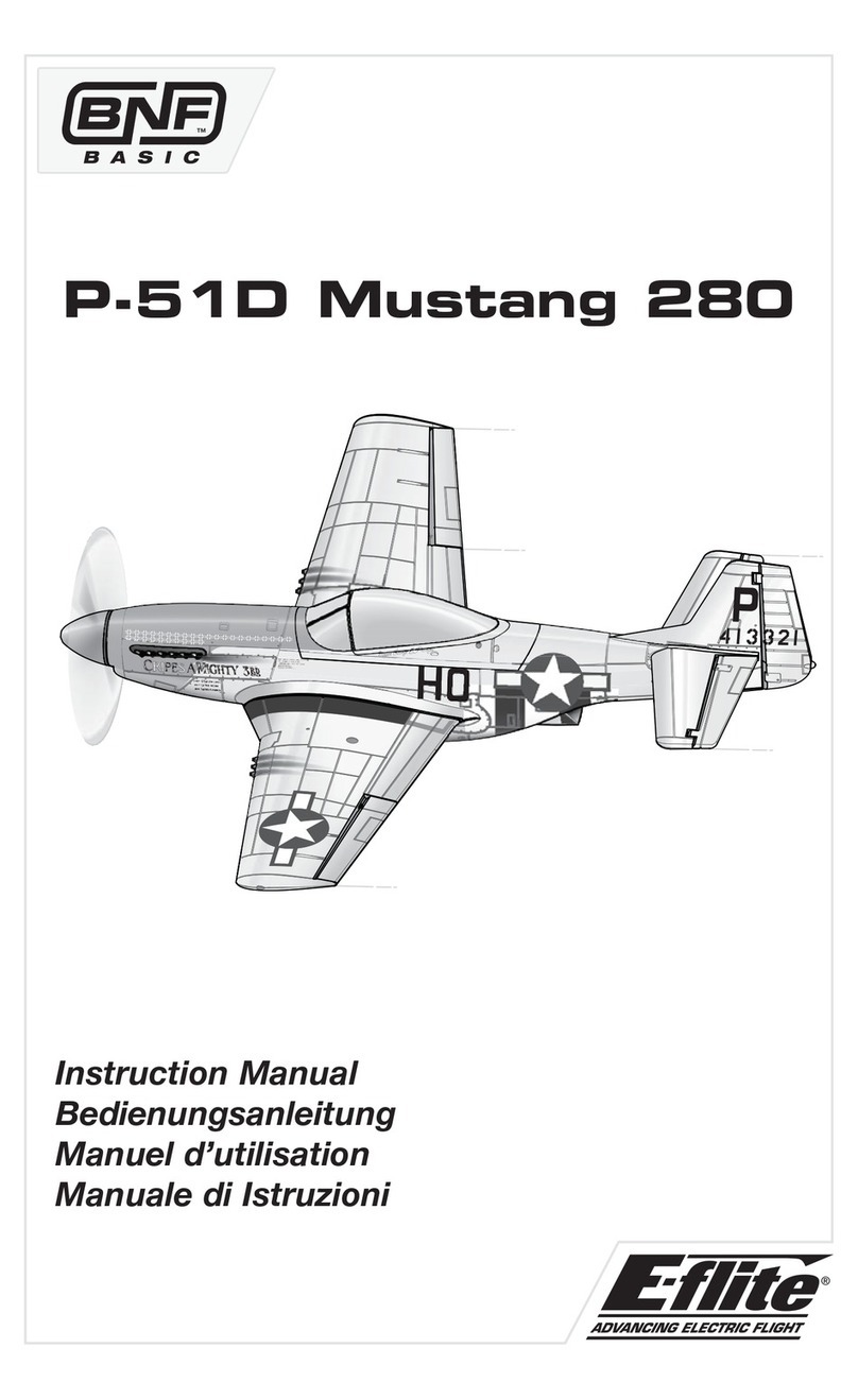 E-FLITE P-51D Mustang User manual