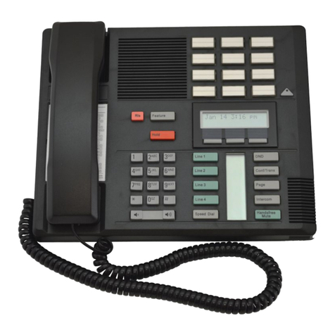 Nortel NorStar M7310 Parts list manual