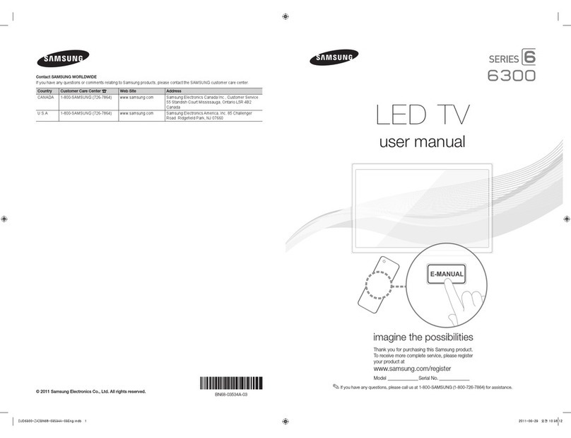 Samsung LED 6300 Series User manual