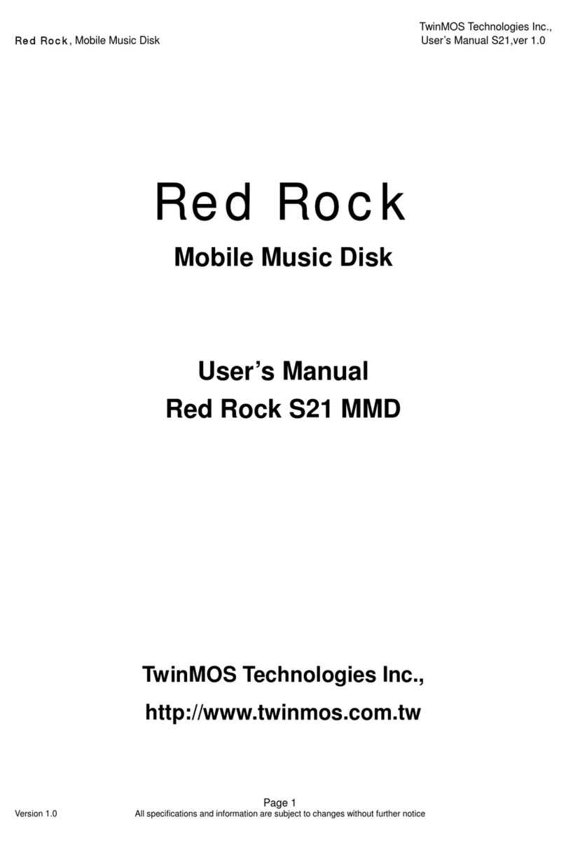 TwinMOS Red Rock user manual