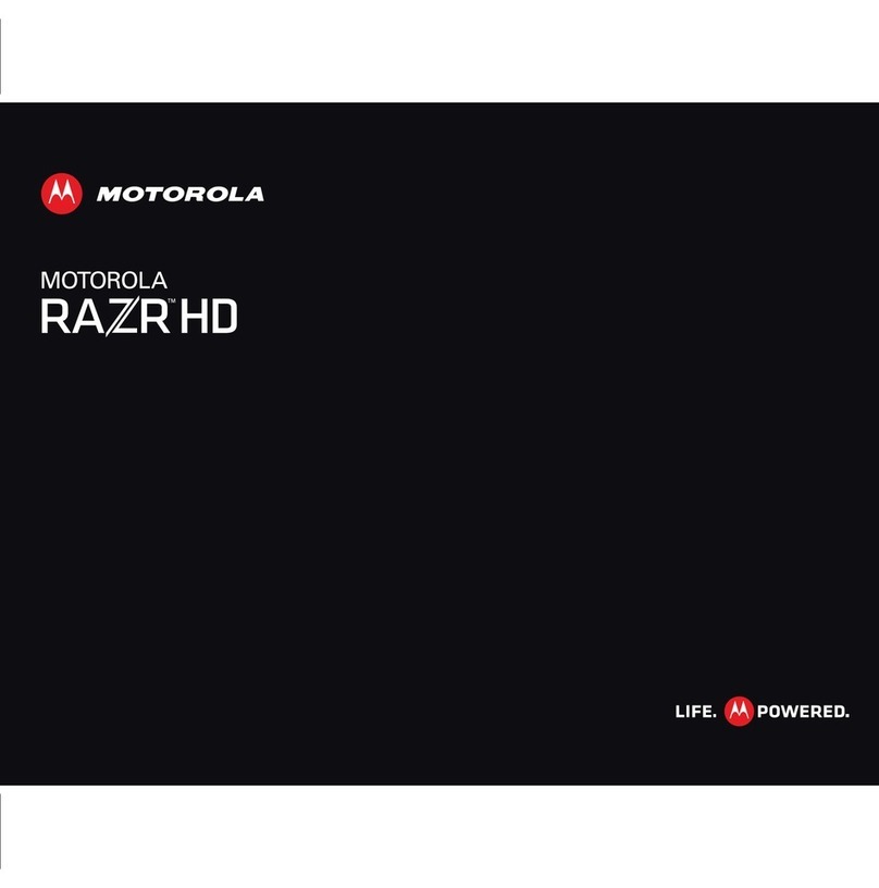 Motorola RAZR HD User manual Motorola RAZR HD User manual