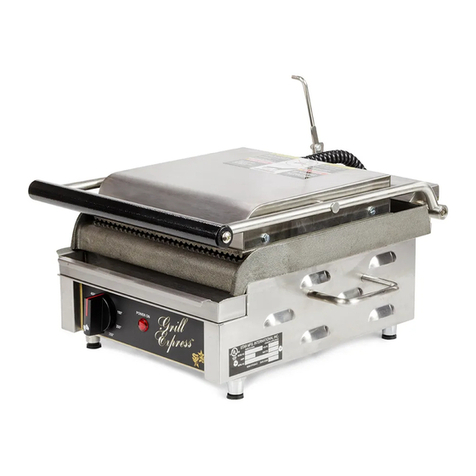 Star GRILL EXPRESS GX10IG User manual Star GRILL EXPRESS GX10IG User manual