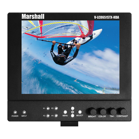 Marshall Electronics V-LCD651STX-HDA User manual