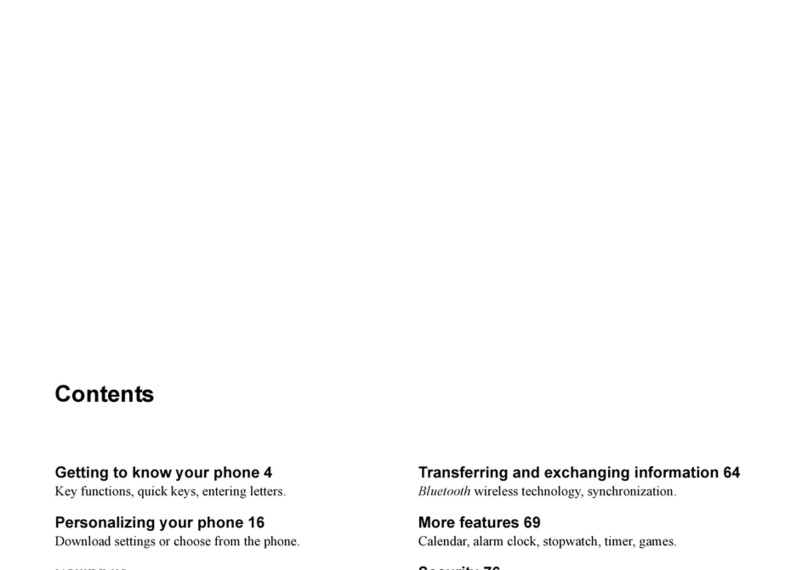 Sony Ericsson Mobile phone User manual