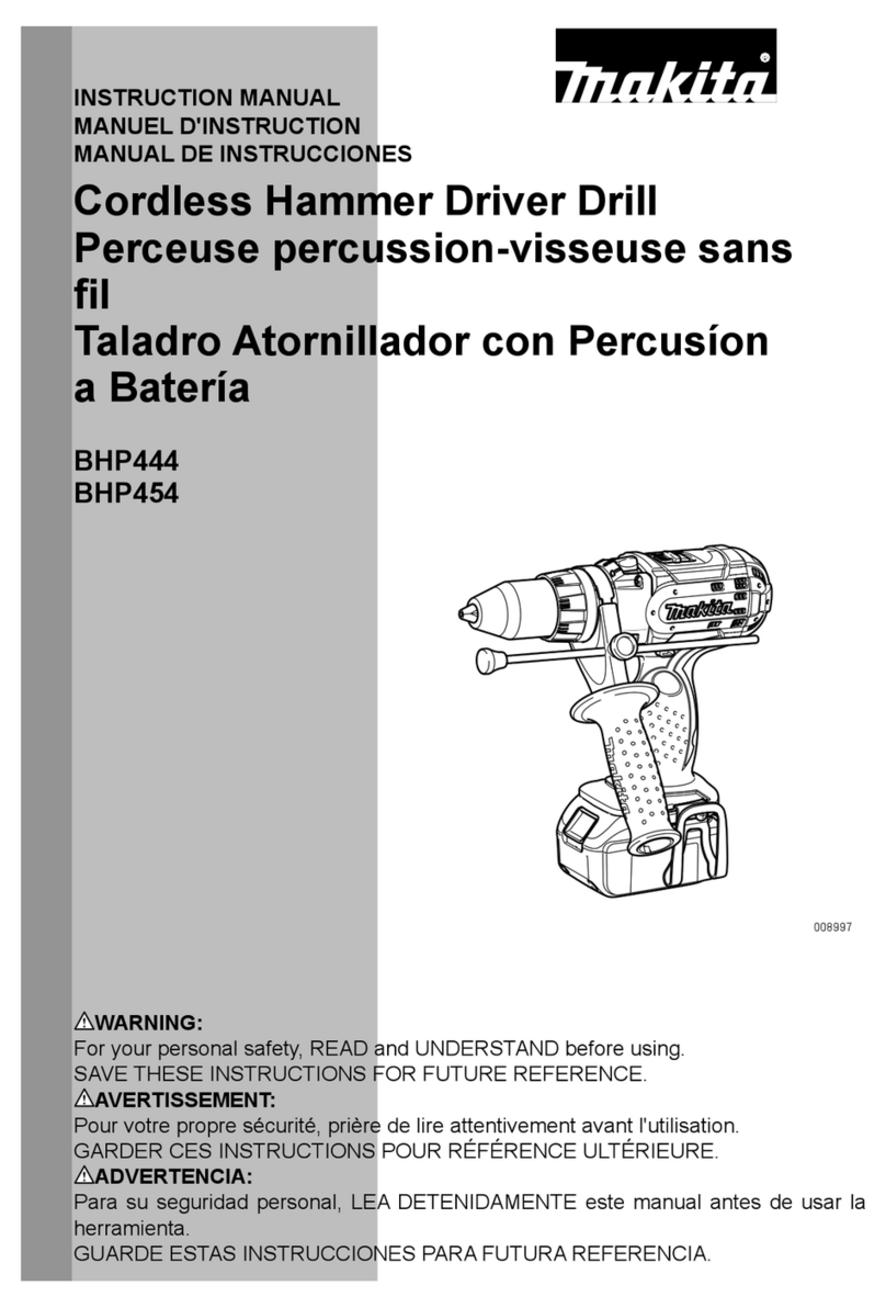 Makita BHP444 instruction manual