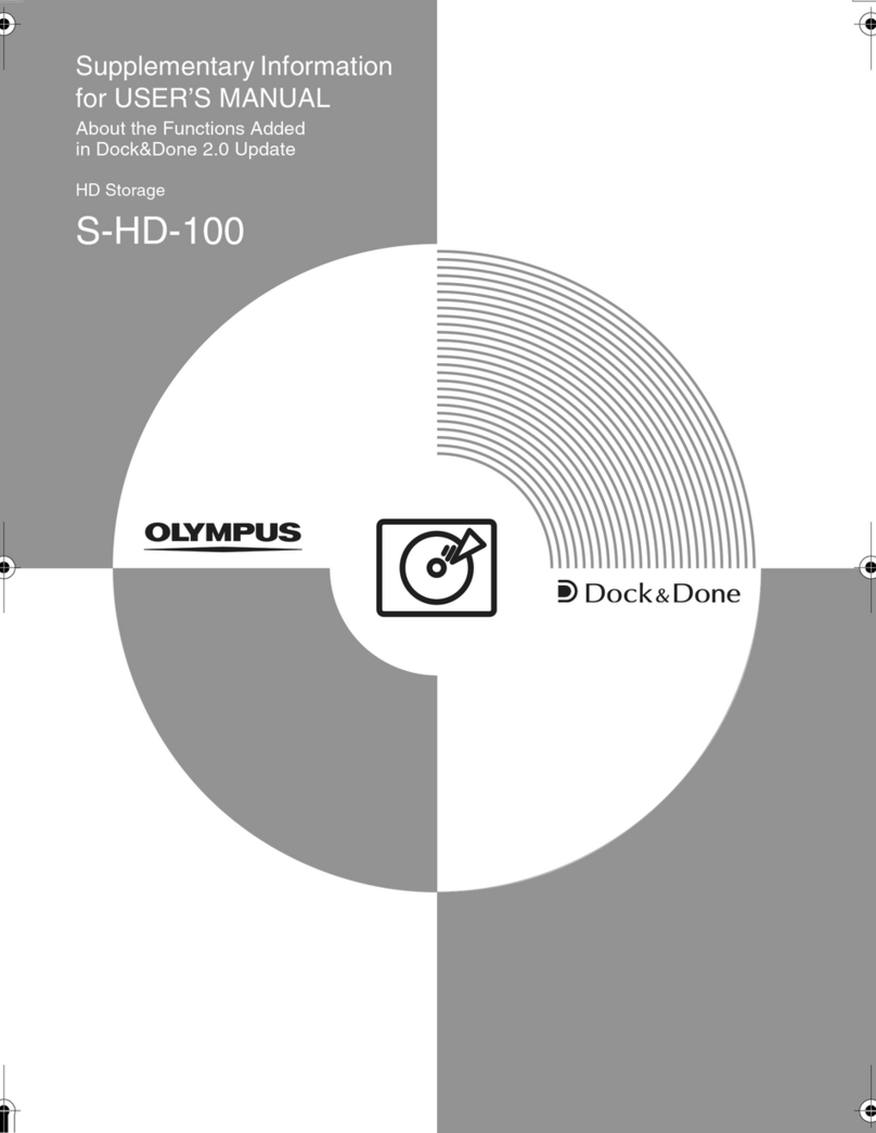 Olympus S-HD-100 Supplementary information Olympus S-HD-100 Supplementary information