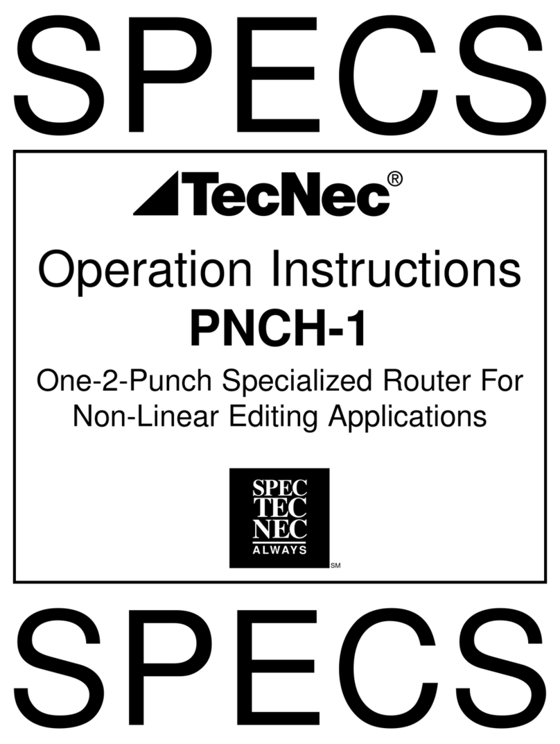 TecNec PNCH-1 Operation instructions