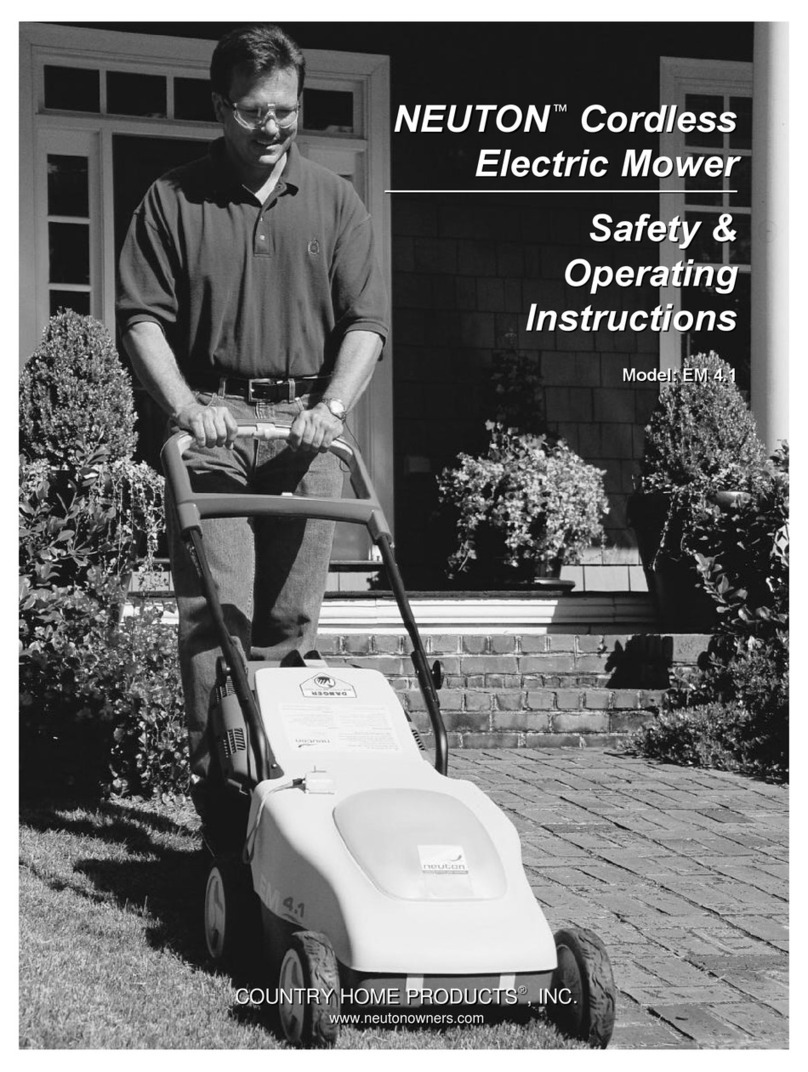 Country Home Products NEUTON EM 4.1 Safety & Operating Instructions Country Home Products NEUTON EM 4.1 Safety & Operating Instructions