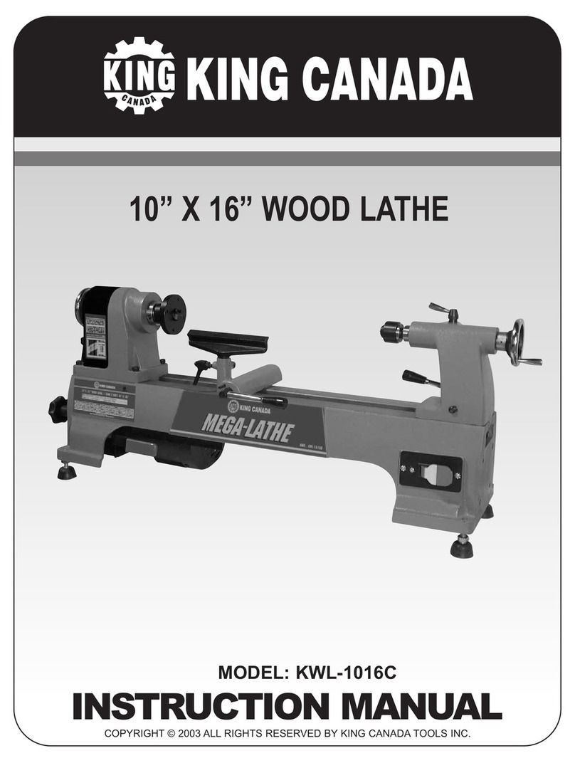 King Canada KWL-1016C instruction manual