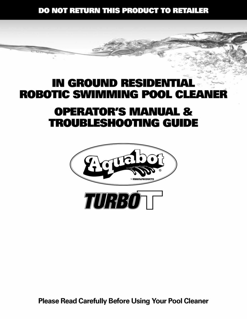 Aquabot turboT Operator's manual & troubleshooting guide