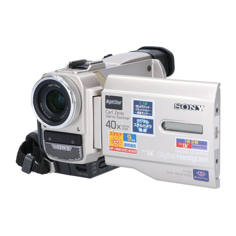 Sony Digital Handycam DCR-TRV8 User manual