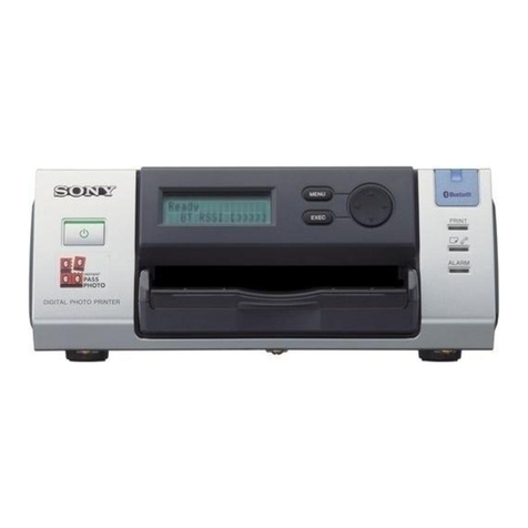 Sony UPD-X100 User manual