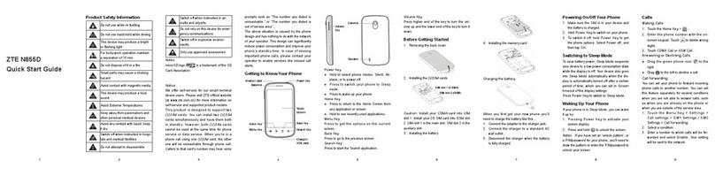 Zte N855D User manual