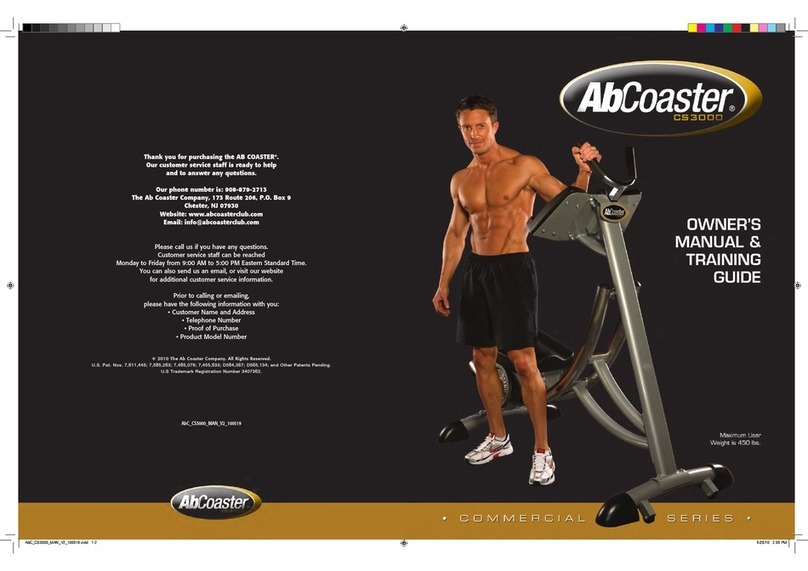 AbCoaster CS3000 owner's manual