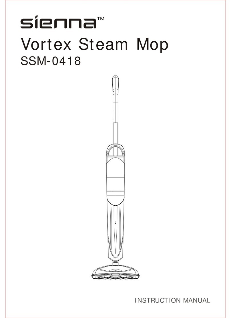 Sienna Steam Vortex SSM-0418 instruction manual
