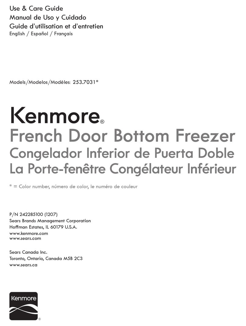 Kenmore 253.7031 Series Use & care guide