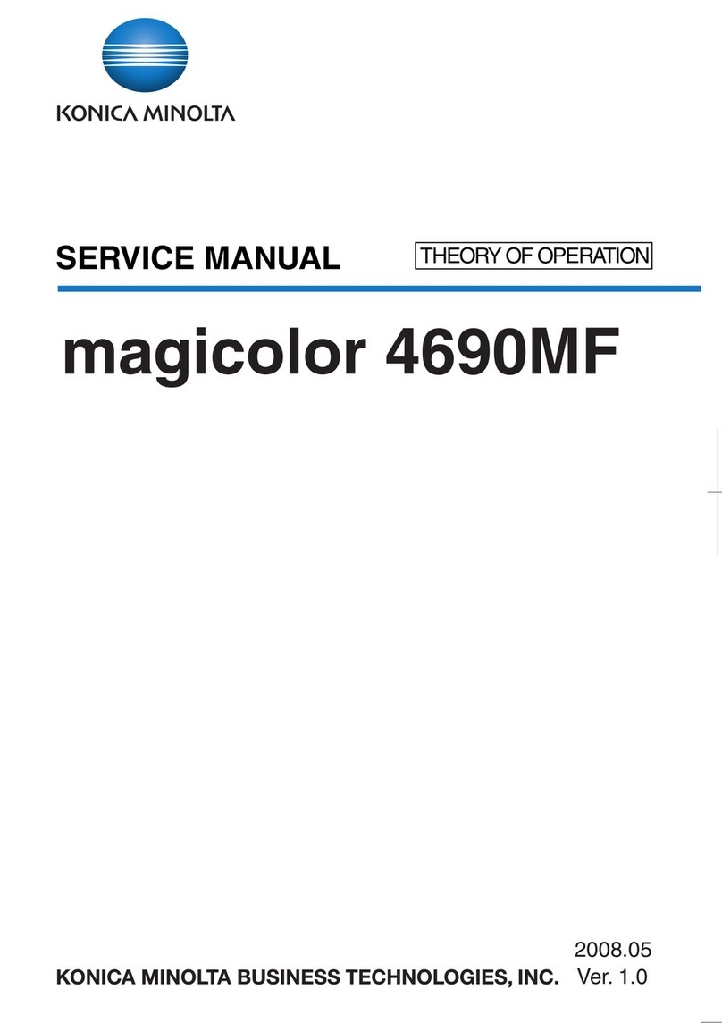 Konica Minolta magicolor 4690MF Service manual