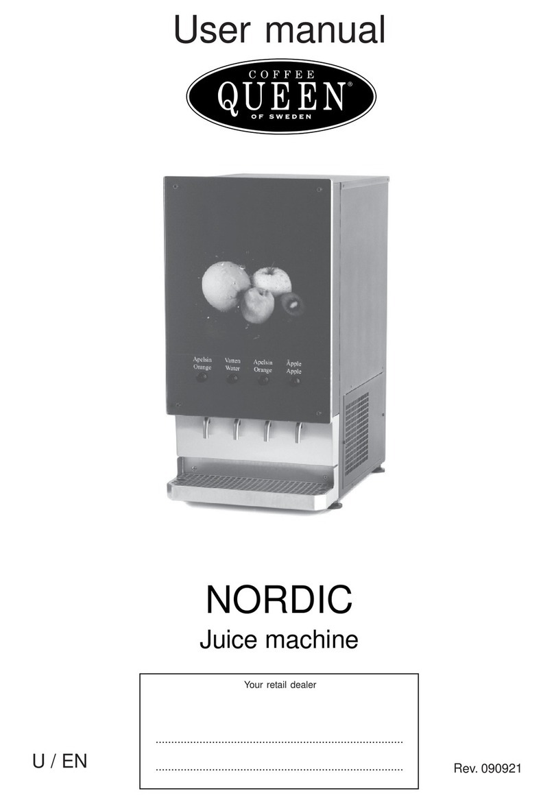 Coffee Queen NORDIC user manual