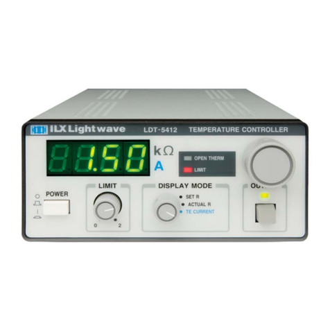 ILX Lightwave LDT-5412 User manual ILX Lightwave LDT-5412 User manual
