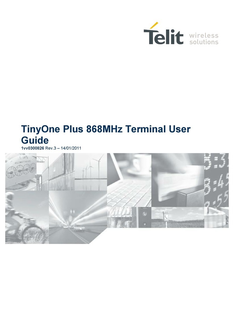 Telit Wireless Solutions M868-TinyPlus User manual