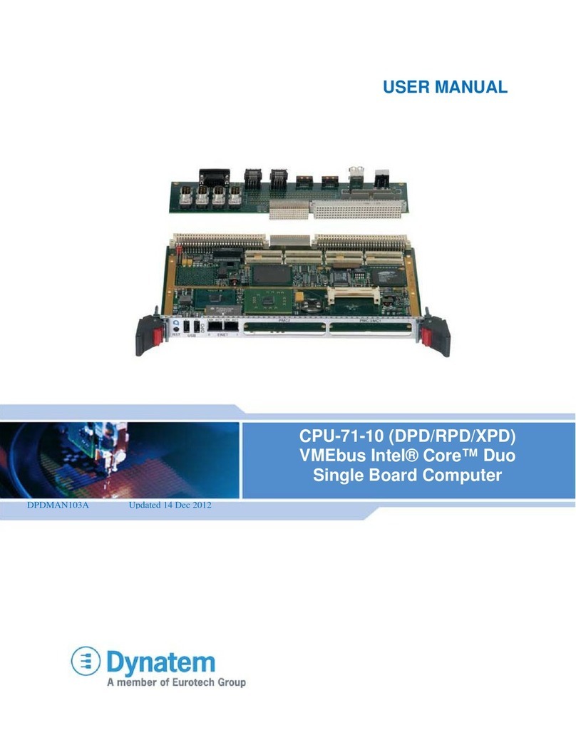 Dynatem CPU-71-10 user manual