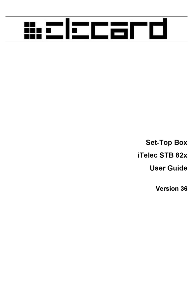Elecard iTelec STB 82x User manual