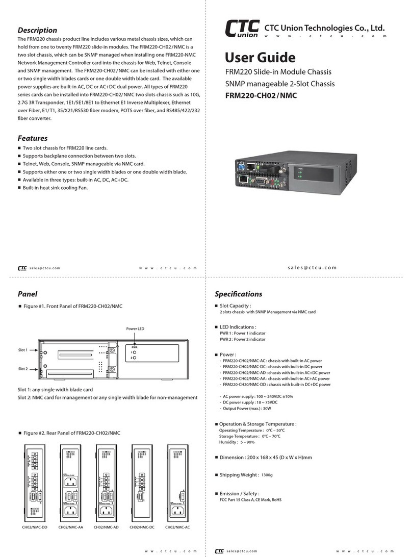CTC Union FRM220-CH02 / NMC user guide