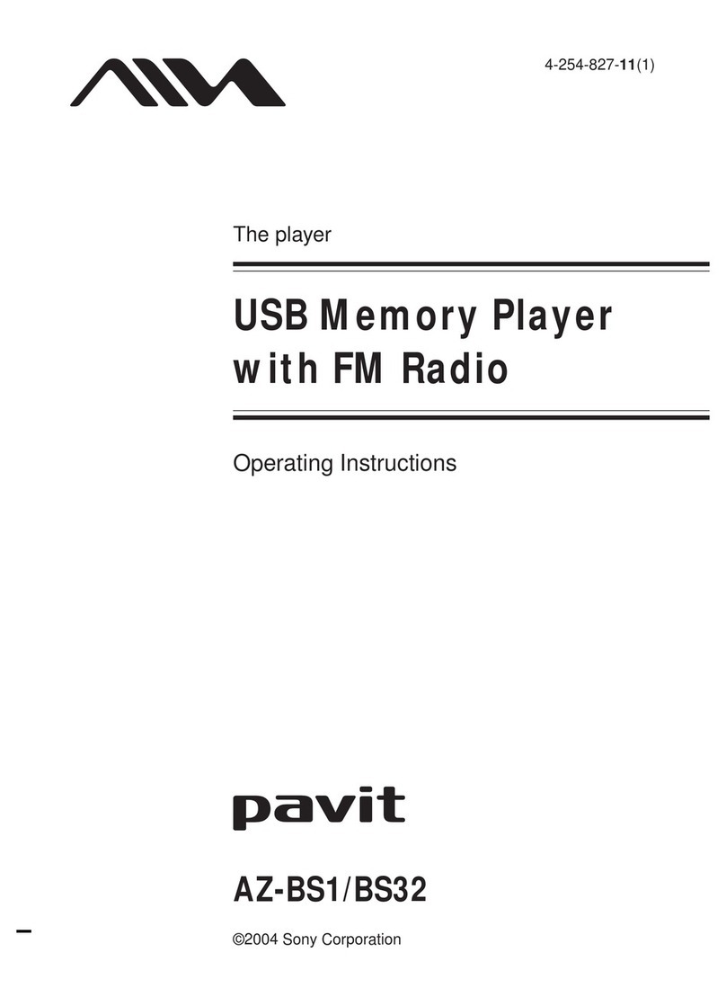 Sony pavit AZ-BS1 User manual