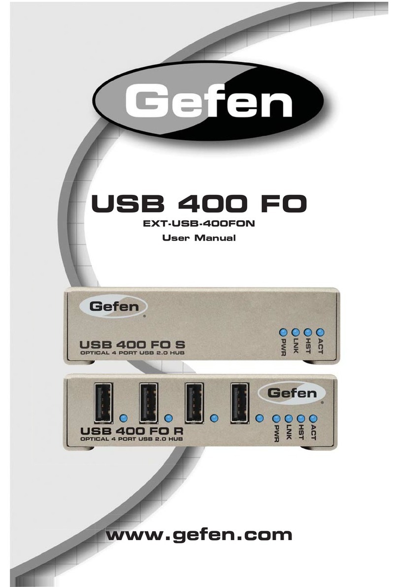 Gefen EXT-USB-400FON User manual