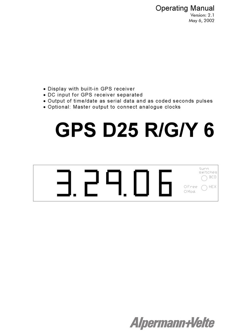 Alpermann+Velte GPS D25 R 6 operating manual