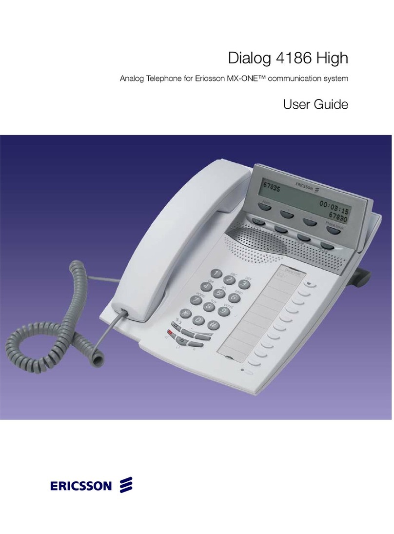Ericsson Dialog 4186 High user guide