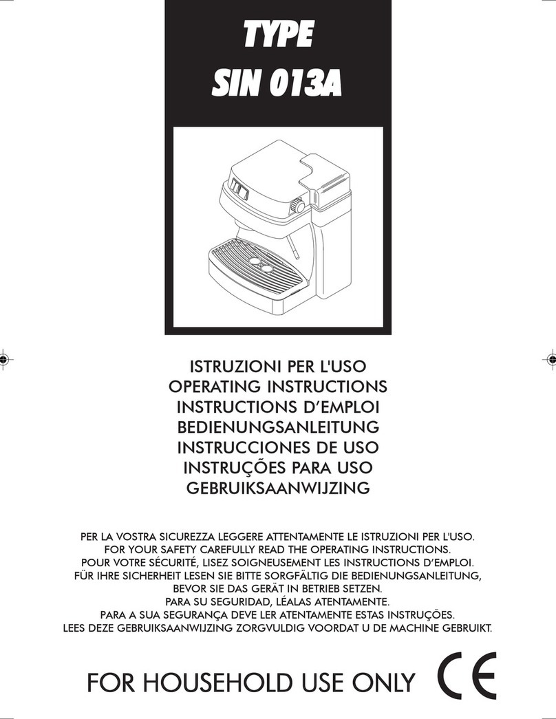 Saeco SIN 013A User manual
