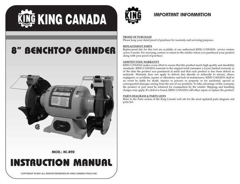 King Canada KC-890 instruction manual