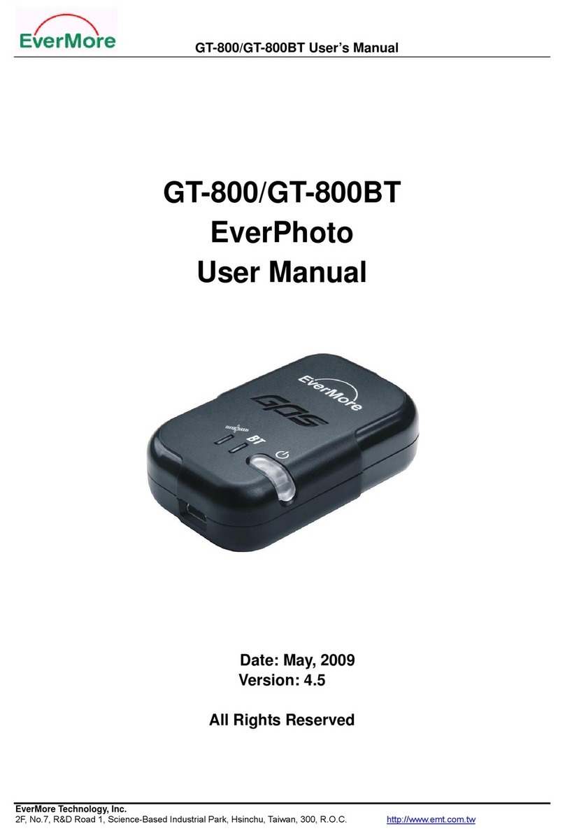 EverMore GeoTagger GT-800 user manual
