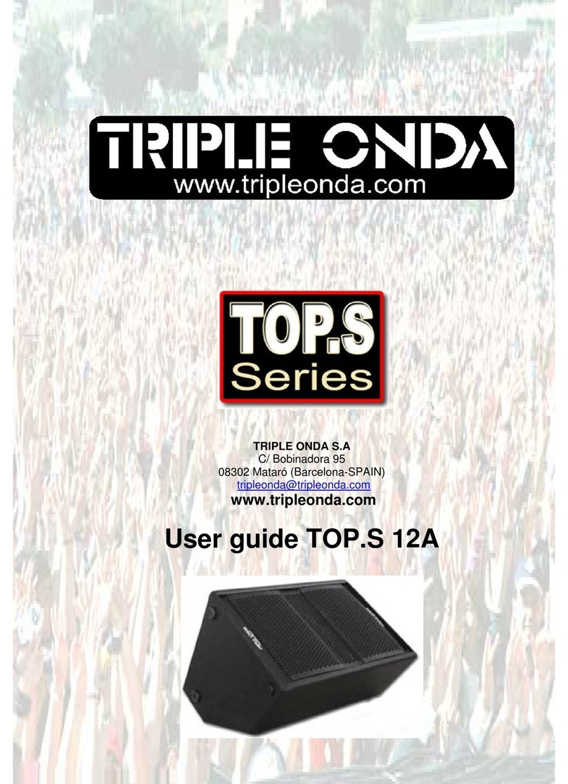 TRIPLE ONDA TOP.S 12A user guide